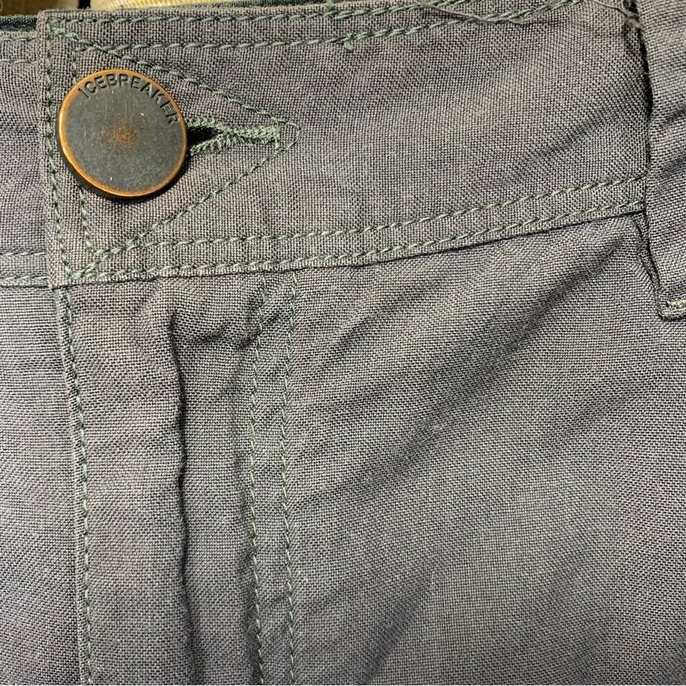 Icebreaker Destiny Skirt Gray Sz 28 Merino Organic Cotton A line Casual Sporty - Picture 6 of 15